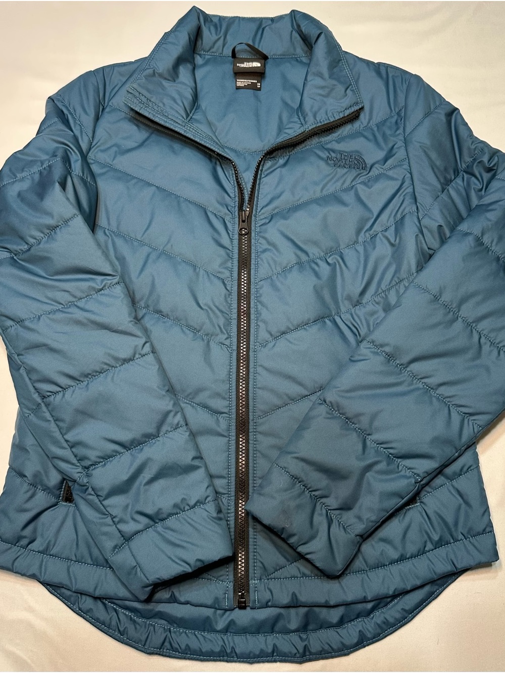 The North Face Women's Slate Blue Quilted Lightweight Puffer Jacket Size XS